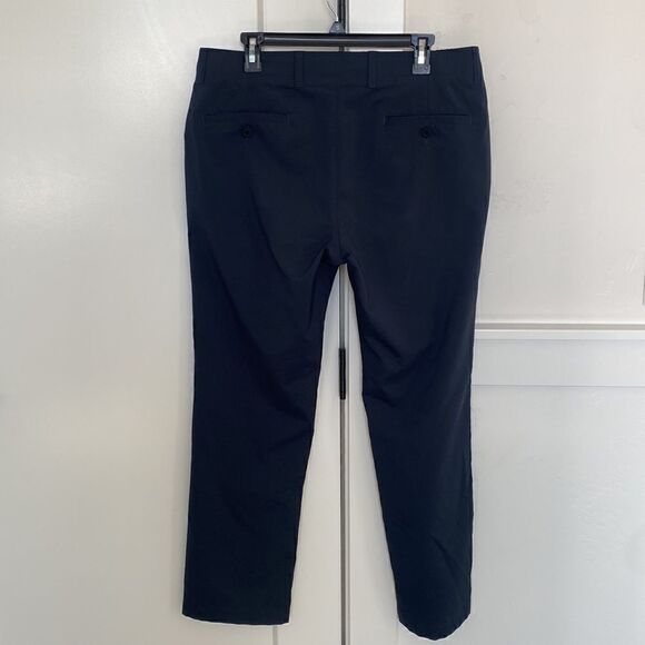 Roundtree & Yorke Bluish Performance Flex Pants Straight Leg Men's Size 34/30 - Picture 2 of 14